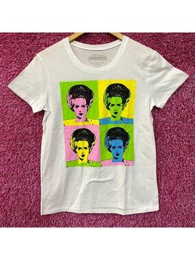 The Bride Of Frankenstein Monster Pop Art T-Shirt Small